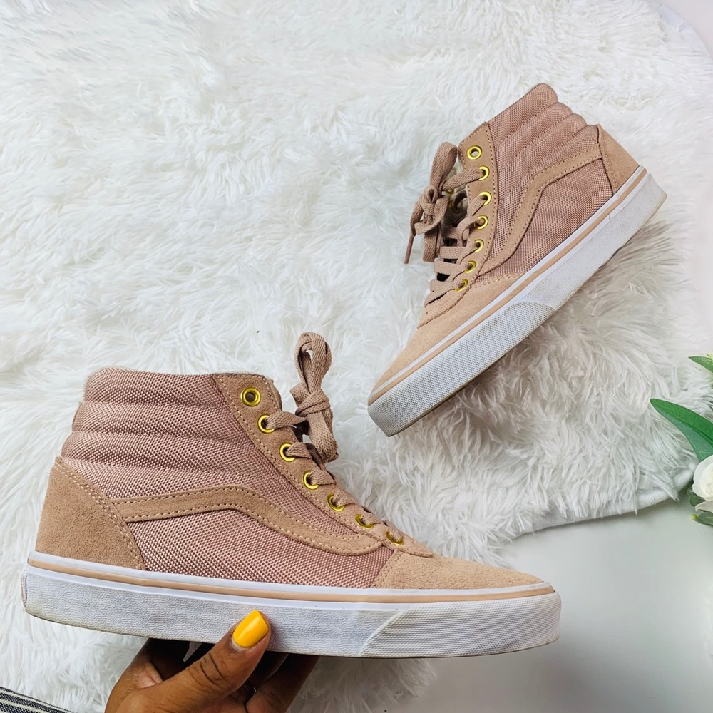 Blush High Top Vans